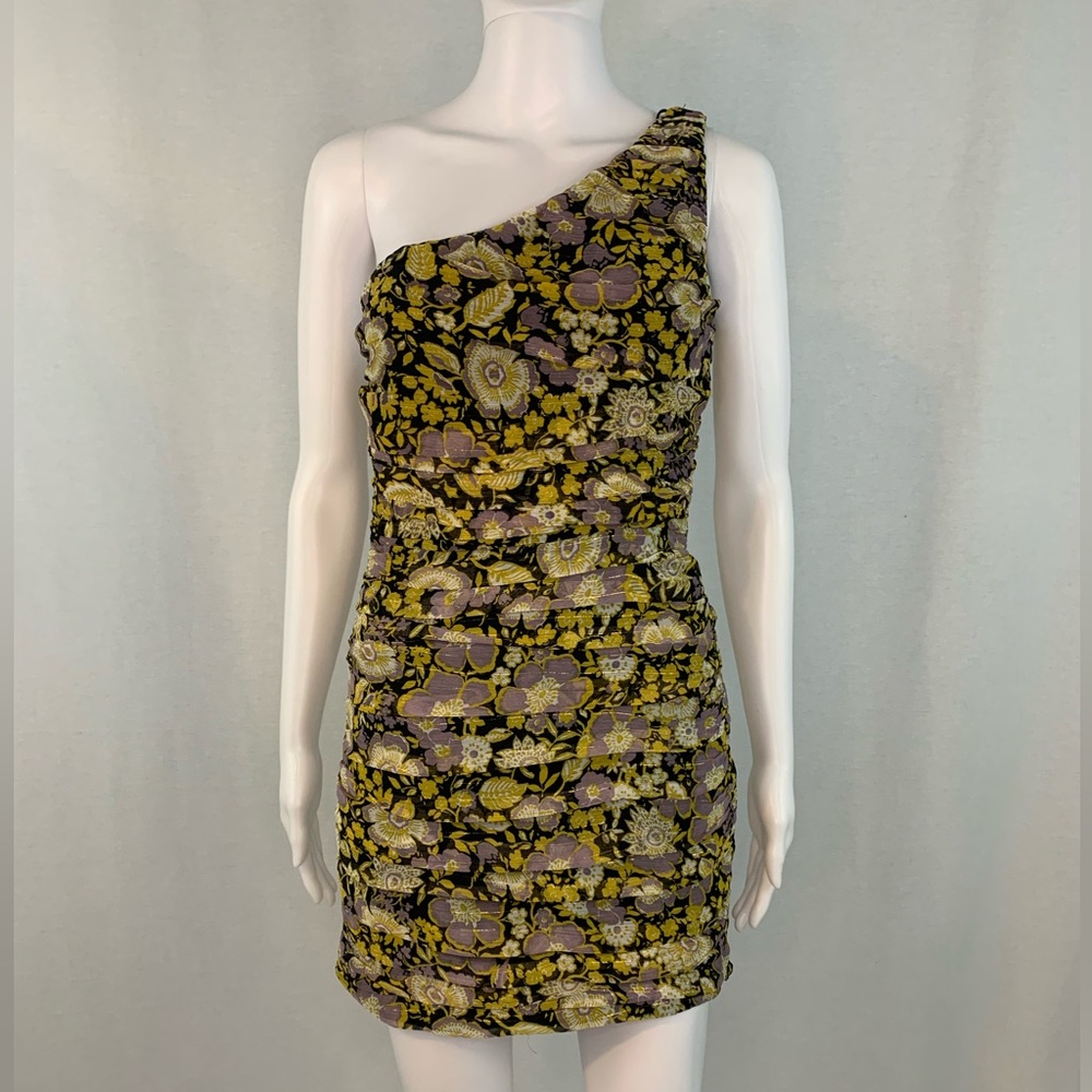 NEW. One shoulder Zara dress. Size small